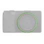 Green lens decoration ring for Ricoh GR III camera