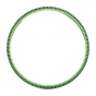 Green lens decoration ring for Ricoh GR III camera, made of durable aluminum with a textured edge.