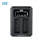 JJC USB Dual Battery Charger for Panasonic DCH-BLG10 - Charge 2 Batteries Simultaneously with USB Power