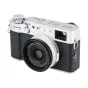 JJC LH-JX100VII капюшон для объектива Fujifilm X100V, черный с серебряным адаптерным кольцом, защищает объектив от света и царапин
