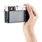 JJC TA-X100V Thumbs Up Grip Sudrabs, ergonomisks alumīnija rokturis ar hot shoe montāžu Fūjifilm kamerām