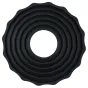 JJC Silicone Lens Hood LH-ARL 73mm-88mm - Black circular lens hood with concentric ridges and a textured non-slip surface for improved image quality.