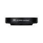 JJC HN-40 Nikon бленда черного цвета с текстом 'JJC LH-HN40 Lens Hood', с текстурированной ручкой для надежного крепления, на белом фоне с легкой тенью.