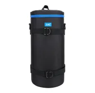 JJC DLP-8II Deluxe Lens Pouch with adjustable straps and blue zipper for secure lens protectionJJC DLP-8II Deluxe Lens Pouch with adjustable straps and blue zipper for secure lens protection