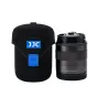JJC JN-65X78 Mirrorless Lens Pouch with Carabiner for Canon EF-M 28mm Macro Lens Protection