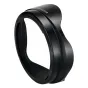 JJC LH-RF1535F28 lens hood Black - Tulip-shaped design with matte finish, gold text 'LH-RF1535F28', reduces lens flare, compatible with 82mm filters.