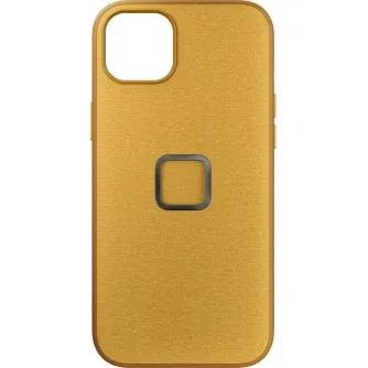 Peak Design Apple iPhone 15 Pro Max Slim Fabric Case with SlimLink Magnetic Attachment, Sun Color