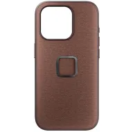 Peak Design Apple iPhone 15 Pro Max Everyday Fabric Case V2 with magnetic SlimLink attachment, redwood colorPeak Design Apple iPhone 15 Pro Max Everyday Fabric Case V2 with magnetic SlimLink attachment, redwood color