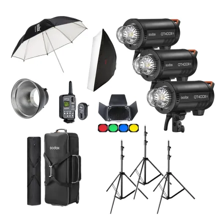 Godox QT400IIIM D Trio Studio Kit