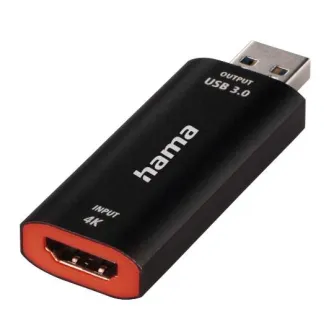 Streaming, Podcast, Broadcast - Hama Video Recording Stick, USB Plug - HDMI Socket, 4K - quick order from manufacturer Best choise selected by experts