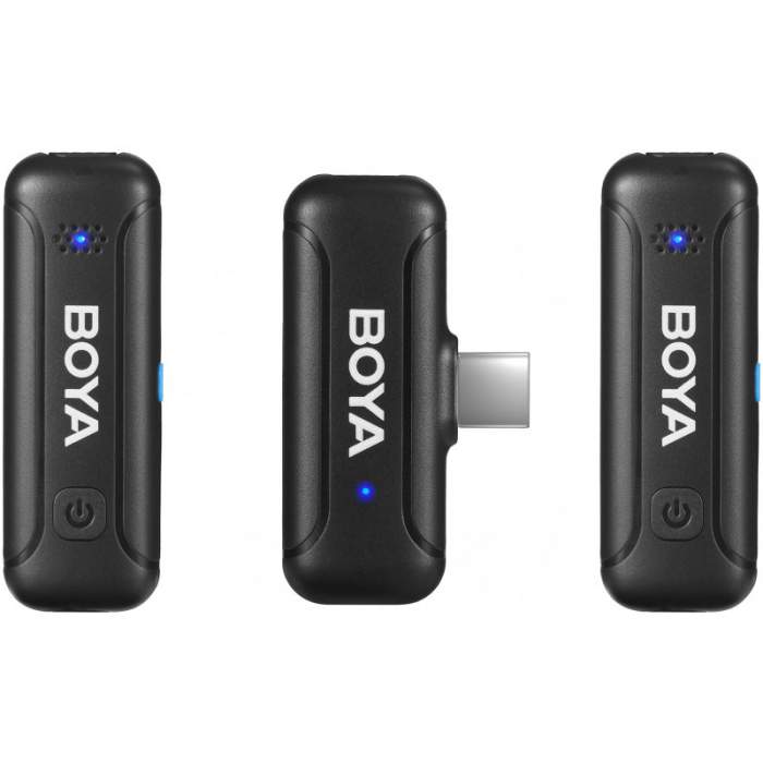 Bezvadu piespraužamie mikrofoni - Boya bezvadu mikrofons BY-WM3T2-U2 V2.0 USB-C - perc šodien veikalā un ar piegādi