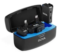 Wireless Lavalier Microphones - BOYAMIC Wireless Microphone set 2xTX, 1xRX, 3.5mm, USB Type-C, Lighting - buy today in Master Foto store and with delivery Best choise selected by expertsWireless Lavalier Microphones - BOYAMIC Wireless Microphone set 2xTX, 1xRX, 3.5mm, USB Type-C, Lighting - buy today in Master Foto store and with delivery Best choise selected by experts