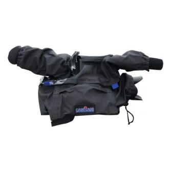 CamRade Wetsuit NEX-FS700 Rain Cover for Sony Camera - Waterproof, form-fitted protection with clear vinyl windows and hook-and-loop fasteners.