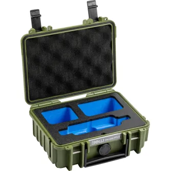 Kietas kelioninis dėklas - BW OUTDOOR CASES TYPE 500 FOR INSTA360 X3, BRONZE-GREEN 109365 - быстрый заказ от производителя