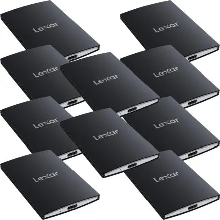 LEXAR SSD SL500 / USB3.2 GEN2X2 UP TO R2000/W1800 // 10-PACK W./ 6X 1TB + 4X 2TB LSL500-10PACK