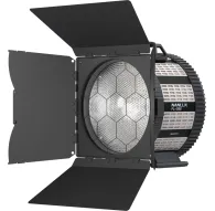 NANLUX FL-35E motorizēts Fresnel objektīvs ar heksagonālām optikām un regulējamiem barn dooriemNANLUX FL-35E motorizēts Fresnel objektīvs ar heksagonālām optikām un regulējamiem barn dooriem