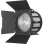 Моторизованный ФреNEL объектив NANLUX FL-35E с регулируемыми барндоорсами для точного контроля освещения