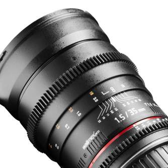 Объективы - walimex pro 35/1,5 Video DSLR Nikon F black - быстрый заказ от производителя
