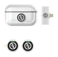 Wireless Lavalier Microphones - Hollyland Lark M2 with Lighting Plug (Duo,Ivory White) Lightning - buy today in store and with deliveryWireless Lavalier Microphones - Hollyland Lark M2 with Lighting Plug (Duo,Ivory White) Lightning - buy today in store and with delivery