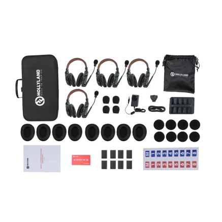 Hollyland Solidcom C1 Pro - 4S-DH (4x Double-Ear Headset) SOLIDCOM C1 PRO-4S-DH