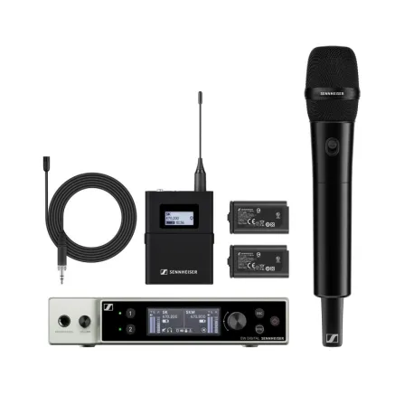 Sennheiser ew-DX MKE2/835S Dual Digital Wireless Microphone Combo