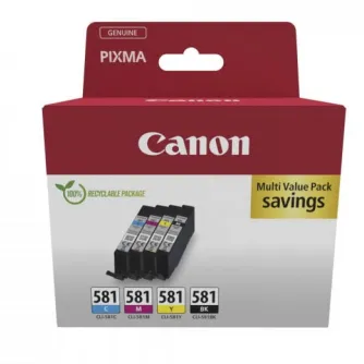 Printer cartridges - Canon ink cartridge CLI-581 C/M/Y/BK Multipack, black/yellow/cyan/magenta 2103C007 - quick order from manufacturer