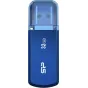 Zibatmiņas - Silicon Power flash drive 32GB Helios 202, blue SP032GBUF3202V1B - ātri pasūtīt no ražotāja