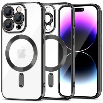 Tech-Protect case MagShine MagSafe Apple iPhone 15 Pro, black