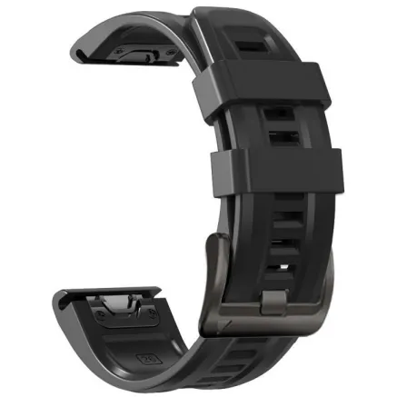 Ремешок для часов IconBand Garmin fenix 3/5X/3HR/5X Plus/6X/6X Pro/7X, черный