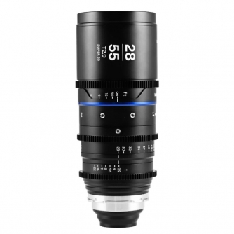 CINEMA Video objektīvi - Laowa Nanomorph Zoom 28-55mm T2.9 1.5X S35 Blue (Arri PL) - быстрый заказ от производителя