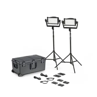 Discontinued - Litepanels Astra IP Half Traveler Duo LED Panel GM&VM Kit (936-0102)