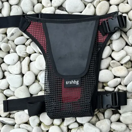 TRSHBG Hipbag Black Underwater Trash and Accessories Collection Bag