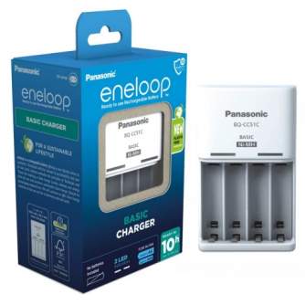 Baterijas, akumulatori un lādētāji - Lādētājs Panasonic ENELOOP BQ-CC51E, 10 stundas - perc šodien veikalā un ar piegādi