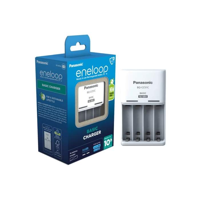 Batteries and chargers - Charger Panasonic ENELOOP BQ-CC51E, 10 hours - buy today in store and with delivery