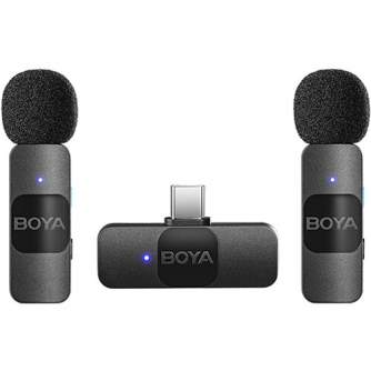 Mikrofoni - Boya wireless microphone BY-V20 USB-C - perc šodien veikalā un ar piegādi