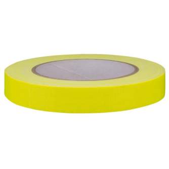 STAGE TAPE NEON YELLOW 19MM, 25M