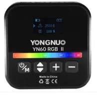 Mini LED šviesos šaltinis - Yongnuo YN60 RGB II LED lamp WB (2500 K 9900 K) black - быстрый заказ от производителяMini LED šviesos šaltinis - Yongnuo YN60 RGB II LED lamp WB (2500 K 9900 K) black - быстрый заказ от производителя