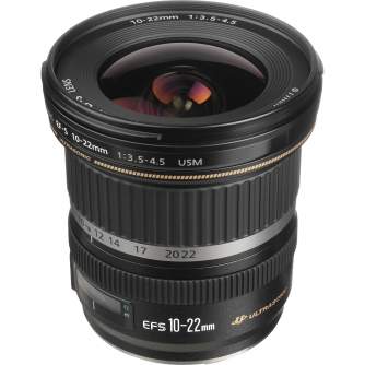 Objektīvi - Canon EF-S 10-22mm f/3.5-4.5 USM Platleņķa tālummaiņa objektīvs - perc šodien veikalā un ar piegādi
