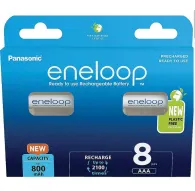 Batteries and chargers - Rechargeable batteries Panasonic ENELOOP BK-4MCDE/8HH, 800 mAh, 2100 (8xAAA) BOOM - buy today in Master Foto store and with delivery Best choise selected by expertsBatteries and chargers - Rechargeable batteries Panasonic ENELOOP BK-4MCDE/8HH, 800 mAh, 2100 (8xAAA) BOOM - buy today in Master Foto store and with delivery Best choise selected by experts