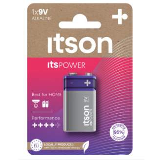 itson itsPOWER battery Alkaline 6LR61IPO/1CP 9V