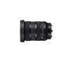 Sigma 24-70mm f/2.8 DG DN II Art L-mount pilnformāta profesionālā zooma lēca ar izstieptu cilindru, izceļot priekšējo elementu un apgaismojuma gredzenu
