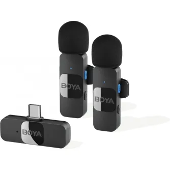 Wireless Lavalier Microphones - Boya wireless microphone BY-V20 USB-C V2.0 - buy today in Master Foto store and with delivery Best choise selected by experts