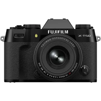 Mirrorless Cameras - Fujifilm X-T50 XF16-50mm F2.8-4.8 R LM WR Black APS-C 40MP X-Trans mirrorless camera kit - quick order from manufacturer