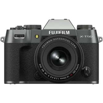 Mirrorless Cameras - Fujifilm X-T50 XF16-50mm F2.8-4.8 R LM WR Charcoal APS-C 40MP X-Trans mirrorless camera kit - quick order from manufacturer Best choise selected by experts