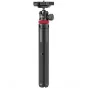 Ulanzi MT 44 extendable vlog tripod with telescoping pole, ball head, and phone clamp for vlogging and selfie stick use