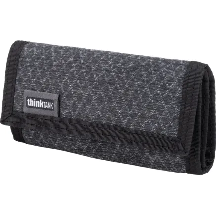 THINK TANK SECURE POCKET ROCKET (WALLET WITH STRAP HOLDS 9 SD/CFEXPRESS/MICRO) SLATE BLACK 740225