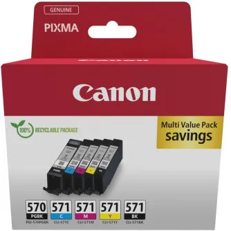 Printera kārtridži - Canon ink cartridge PGI-570/CLI-571 Multipack 0372C006 - ātri pasūtīt no ražotāja