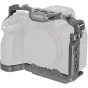 SmallRig 4481 HawkLock Quick Release Cage for Sony Alpha 7 series cameras, robust aluminum body with integrated cold shoes, NATO rail, Arca‑Swiss mount and a patented one‑push quick release mechanism.