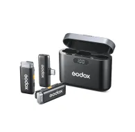 Bezvadu piespraužamie mikrofoni - Godox WES USB C 2X передатчик-приемник-зарядный комплект WES2 KIT2 - быстрый заказ от производBezvadu piespraužamie mikrofoni - Godox WES USB C 2X передатчик-приемник-зарядный комплект WES2 KIT2 - быстрый заказ от производ