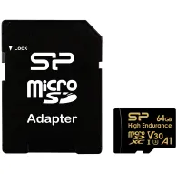 SiliconPowermemorycardmicroSDXC64GBHighEndurance adapterSP064GBSTXDV3V1HSPSiliconPowermemorycardmicroSDXC64GBHighEndurance adapterSP064GBSTXDV3V1HSP
